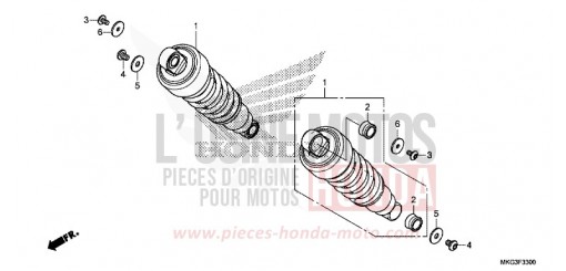 COUSSIN ARRIERE CMX500AK de 2019